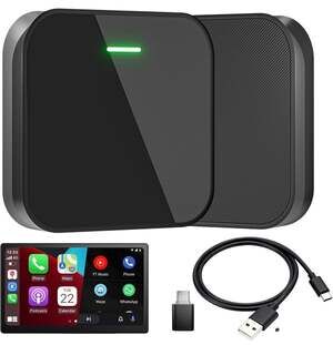 Wireless CarPlay Adapter for Factory Wired CarPlay Cars, 5.8GHz WiFi‎ Dongle